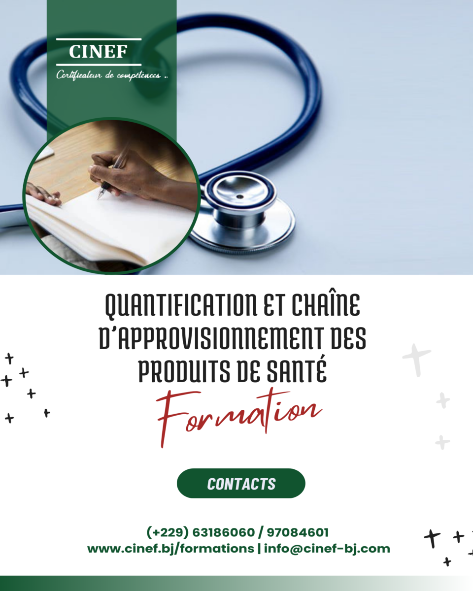 QUANTIFICATION ET CHAINE DAPPROVISIONNEMENT DES PRODUITS DE SANTE
